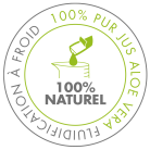 100% pur jus aloe vera pressé à froid