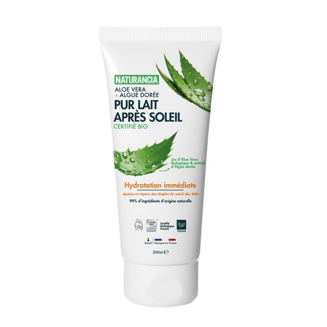 PUR LAIT APRES SOLEIL ALOE BIO Tube 200ml -- face avant